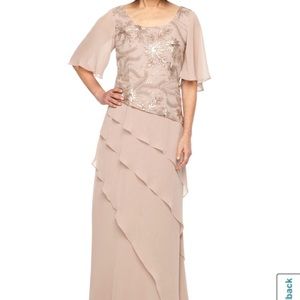 MAYA BROOKE Tea Rose Evening Gown